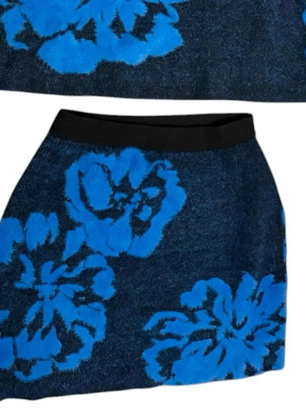 BY ANTHROPOLOGIE Fuzzy Sweater Skirt Matching Set